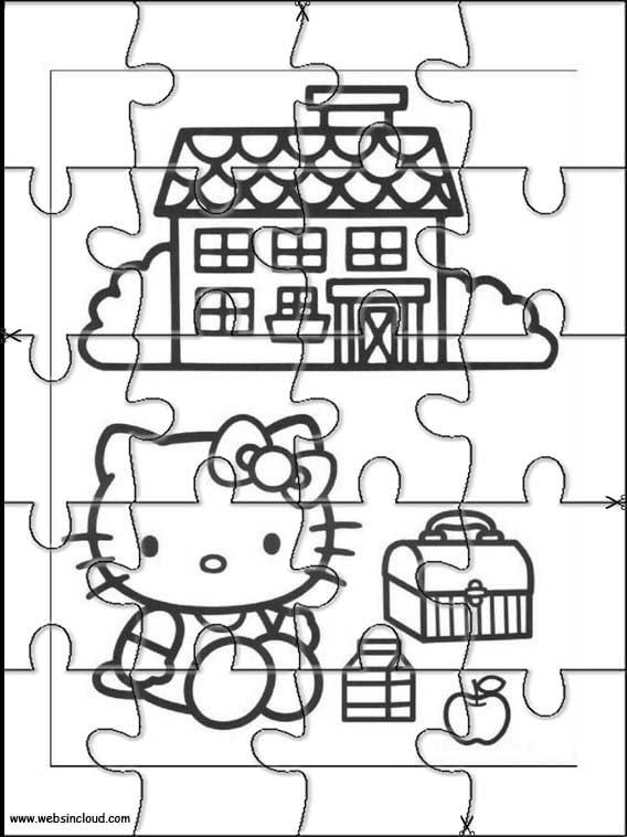Rompecabezas de Hello Kitty