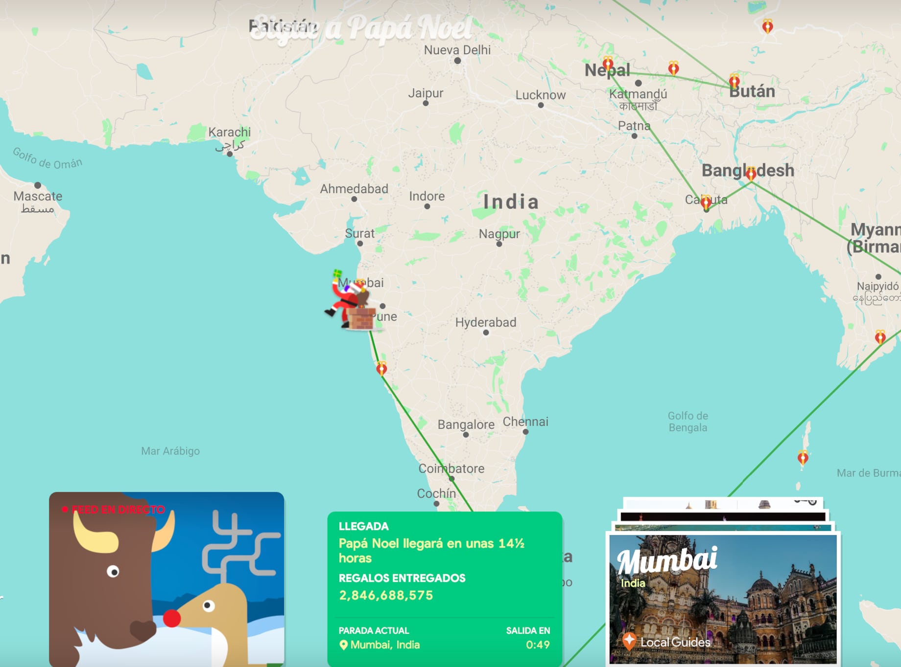 Santa Claus en India
