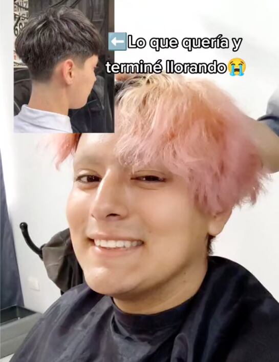 Pide un corte de cabello y termina llorando