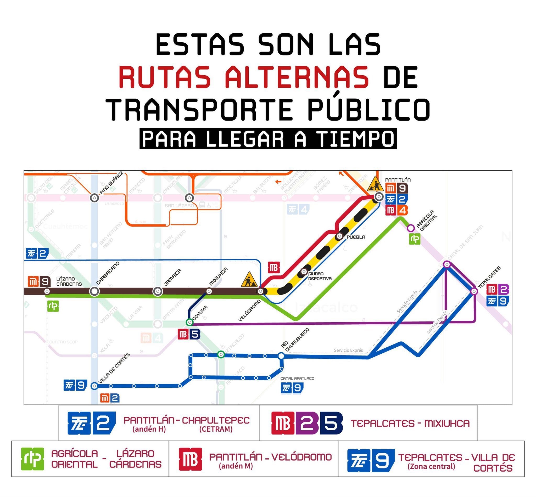 Alternativas a Línea 9 del Metro: Paso a paso de cómo llegar a conciertos en Foro Sol y Palacio de los Deportes