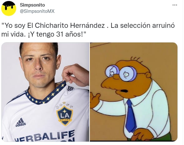 Meme sobre el Chicharito Hernández