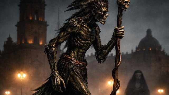 Uriel Reyes revela inquietante presencia mexica en el Zócalo.