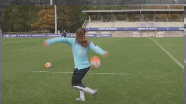 Amel Majri realizó una recepción fantástica emulando a su compatriota Raphaël Varane