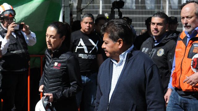 Claudia Sheinbaum. Accidente Metro Línea 3