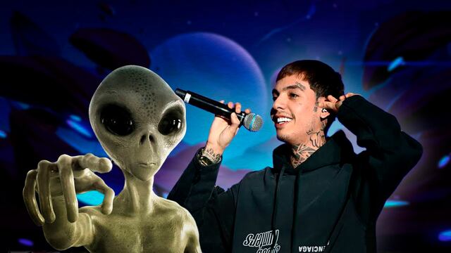 Natanel Cano vio un alien antes de su concierto en Tampico.