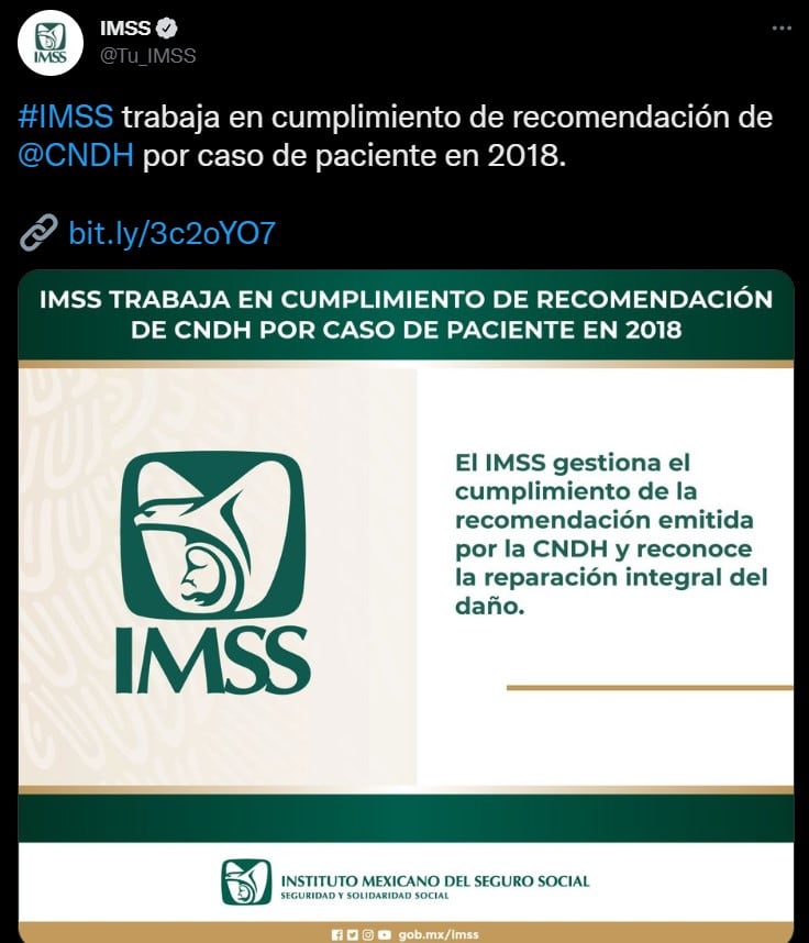 IMSS trabaja en recomendación de CNDH por caso de Vanessa Dib, mujer que le amputaron las piernas.