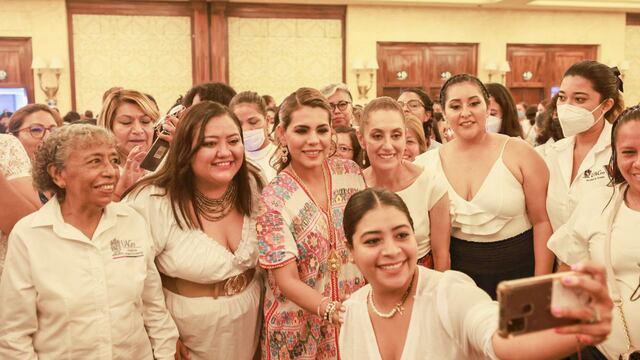 Evelyn Salgado y Claudia Sheinbaum