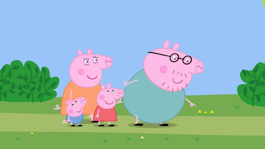 Peppa Pig, bosque