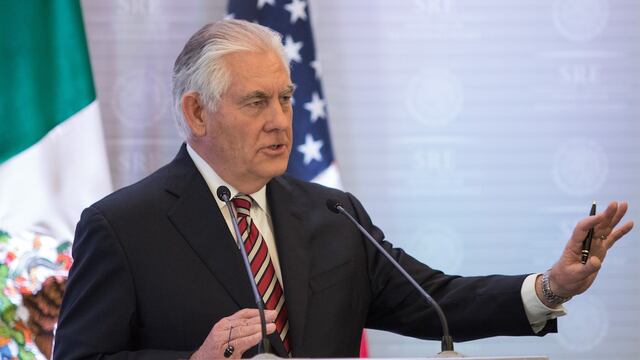 Rex Tillerson, Secretario de Estado de Estados Unidos