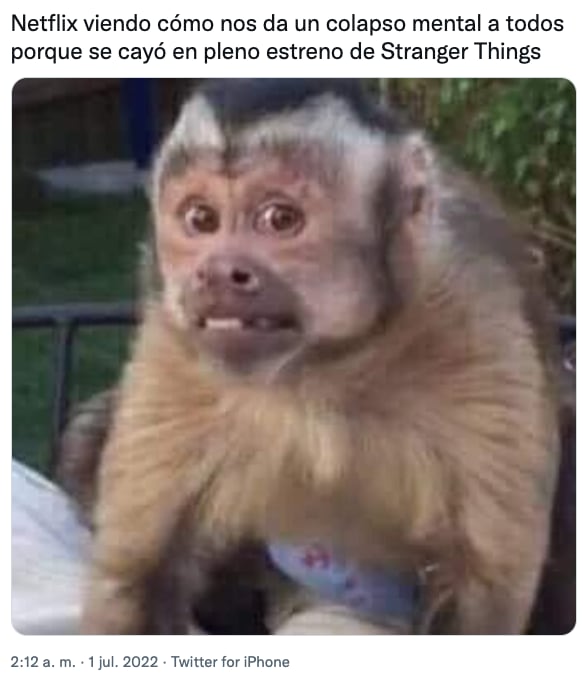 Memes sobre que Netflix se cae ante estreno de Stranger Things 4 Vol. 2