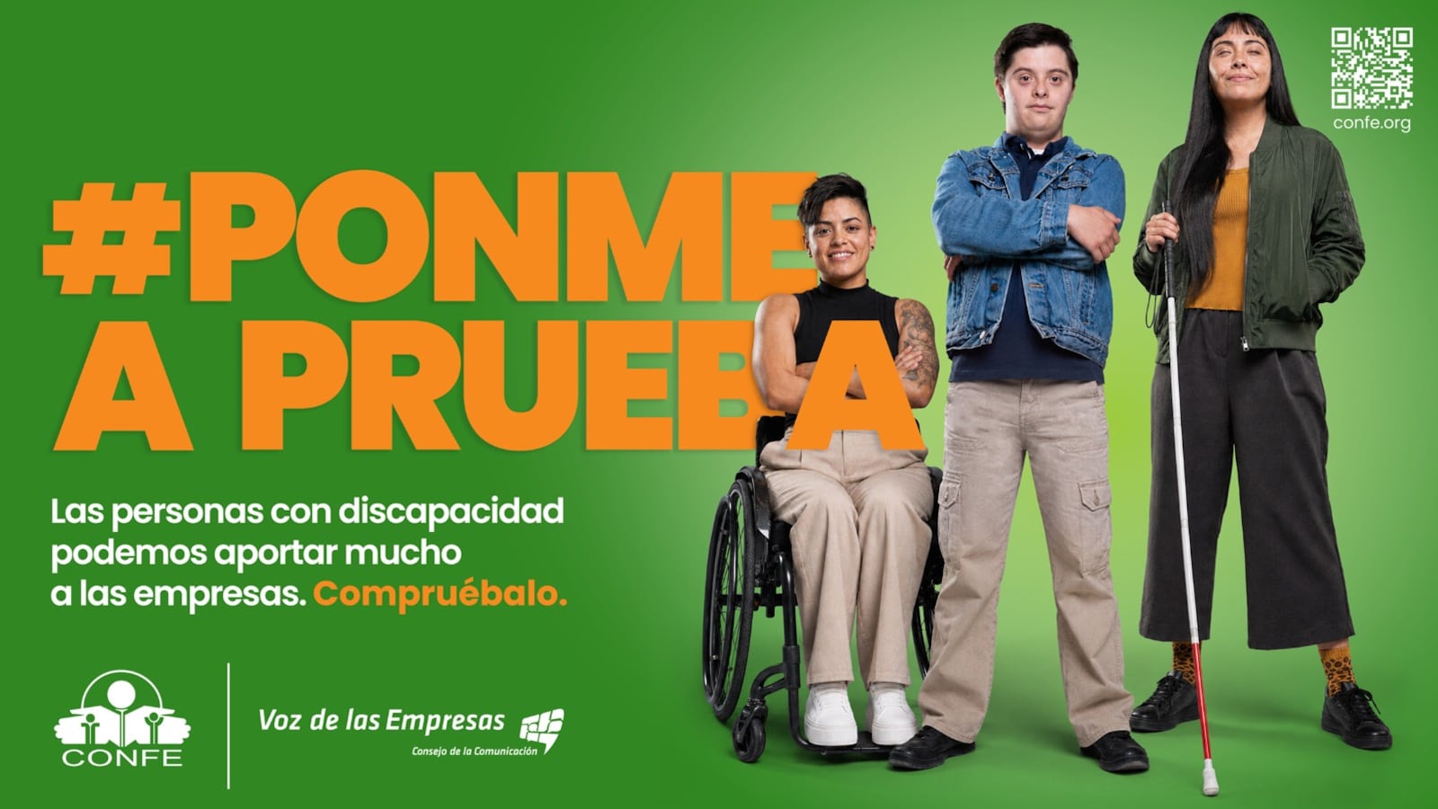 CONFE y Consejo de la Comunicación lanzan “Ponme a Prueba” para impulsar la inclusión laboral