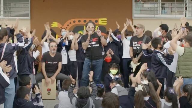 Los Patitas de Perro en la conferencia mañanera del 29 de agosto por el regreso a clases 2022