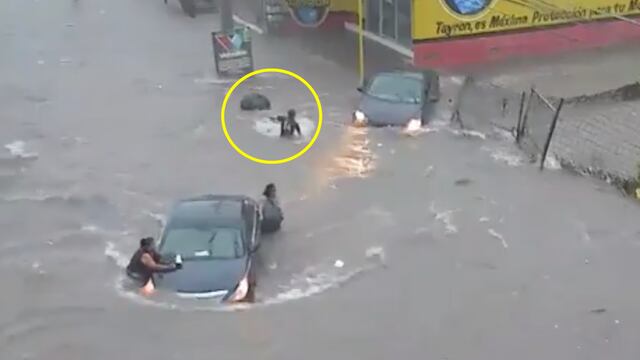 El momento de trágico suceso