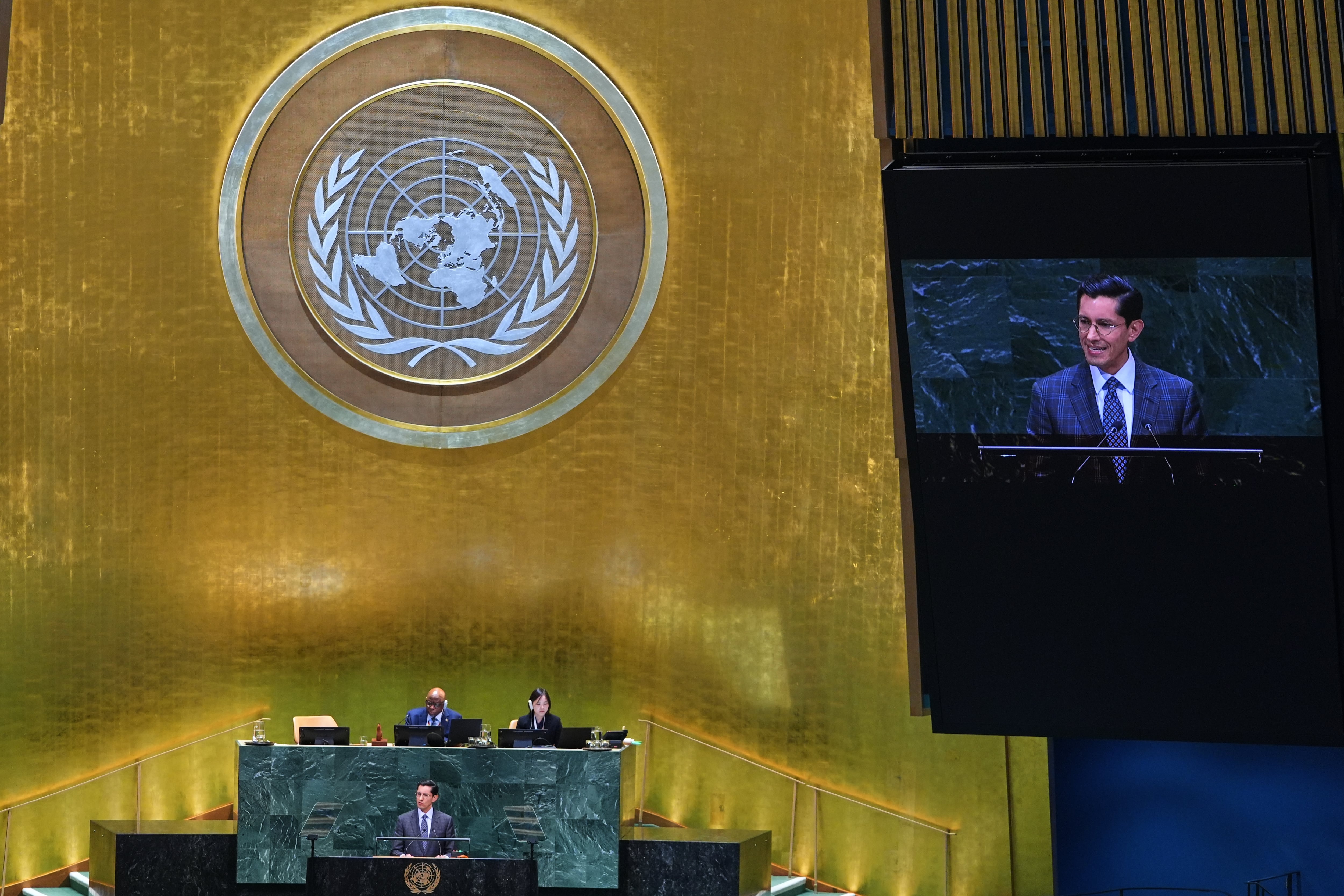 “No llegó sola”: Roberto Velasco destaca a Claudia Sheinbaum como primera presidenta de México ante la ONU