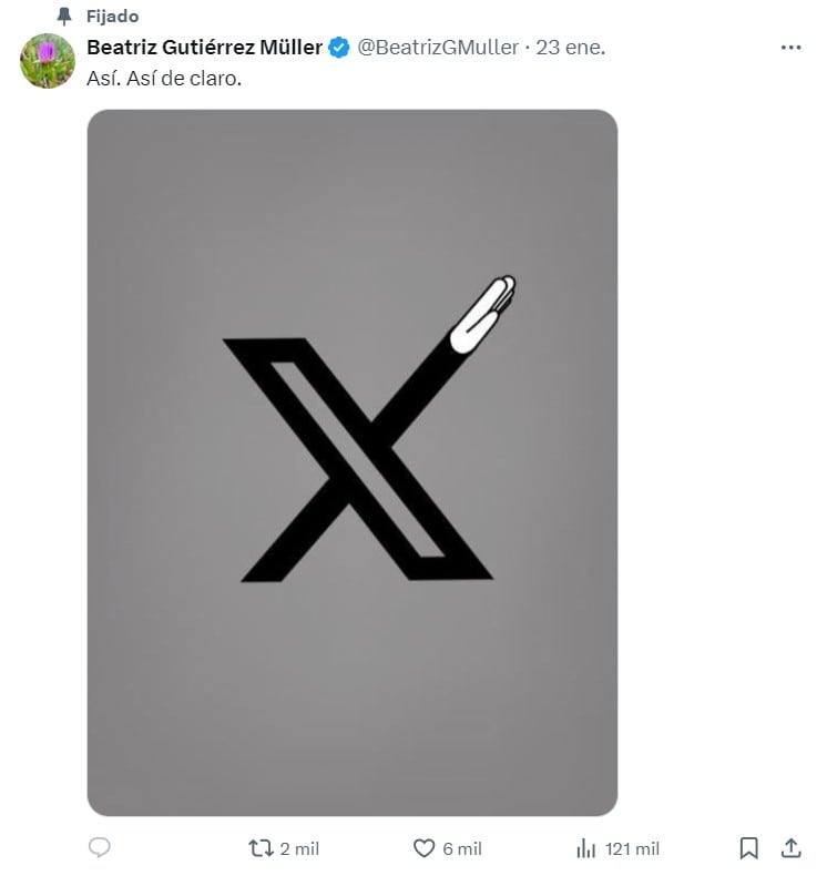 Saludo nazi de Elon Musk fue condenado por Beatriz Gutiérrez Müller