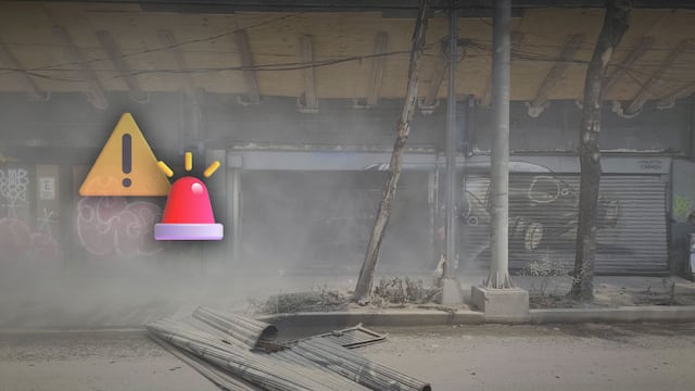 Se desploma edificio en San Antonio Abad, alcaldía Cuauhtémoc