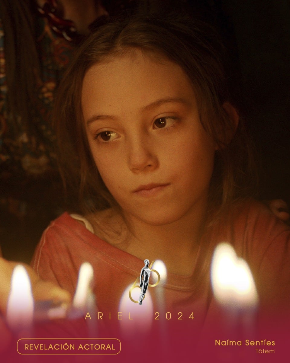 Naíma Sentíes, ganadora Premios Ariel 2024 en la categoría Mejor Revelación Actoral