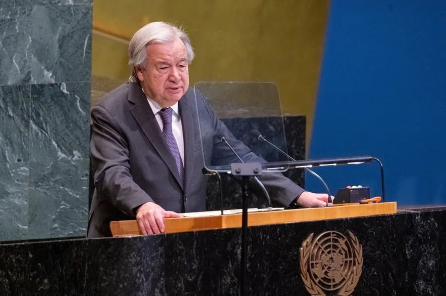 António Guterres, secretario general de la ONU