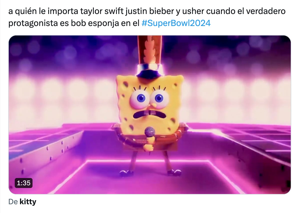 Meme de Usher en el show de medio tiempo del Super Bowl 2024