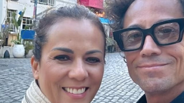 Edith Márquez junto a su esposo Iñaki Marcos