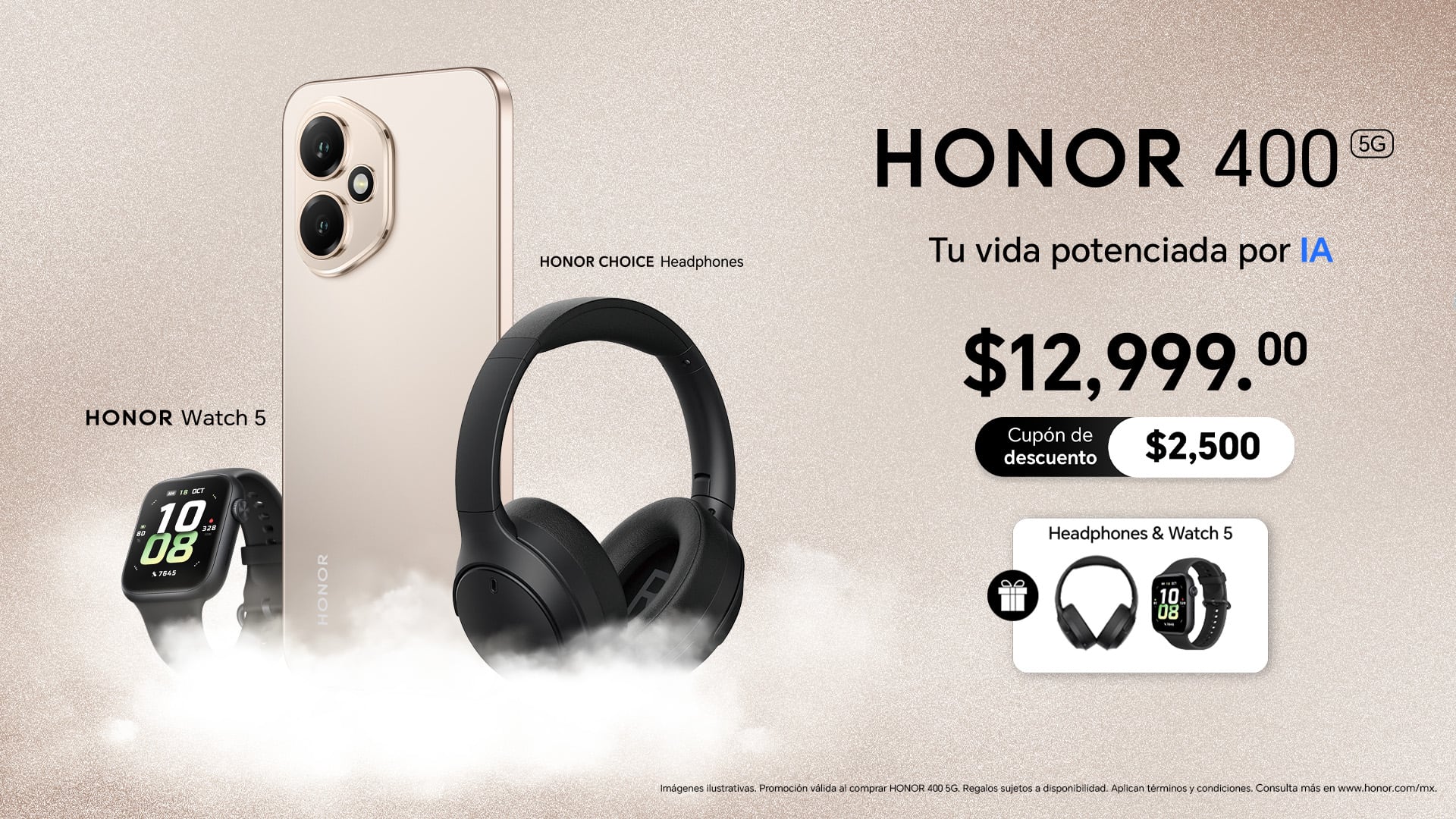 Precio con descuento del HONOR 400