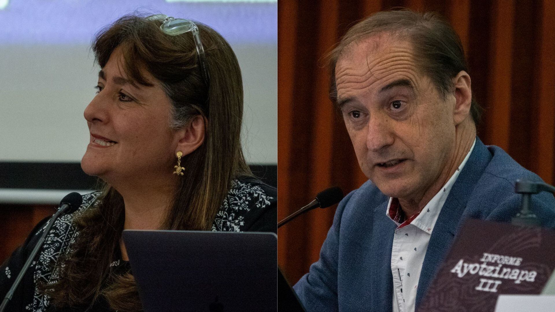 Ángela Buitrago y Carlos Beristain