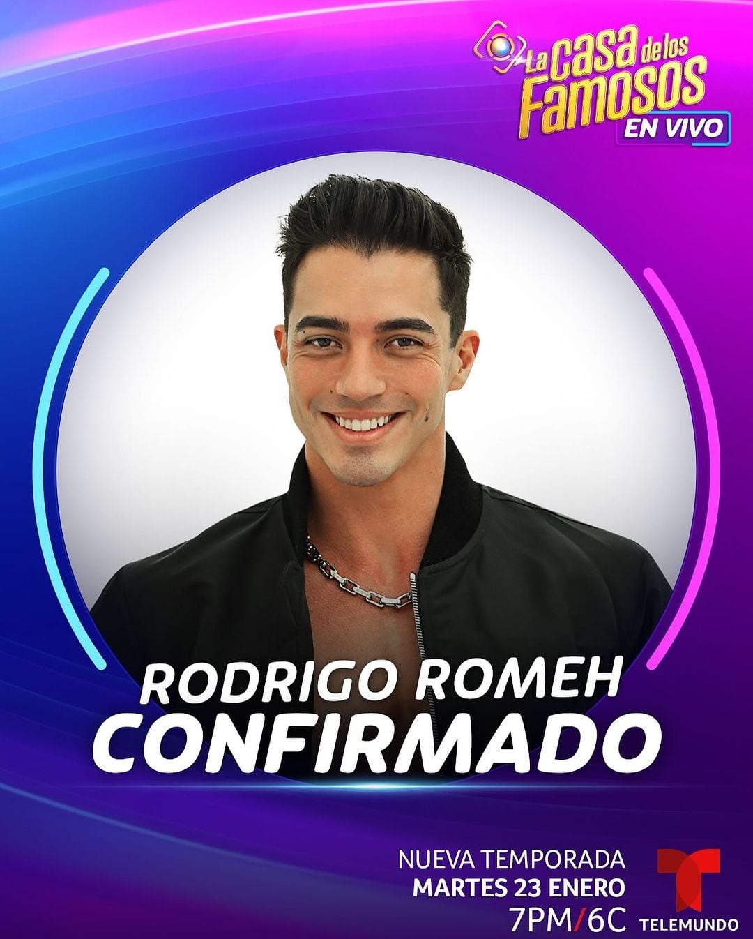 Rodrigo Romeh, el nuevo habitante de La Casa de los Famosos 4 de Telemundo