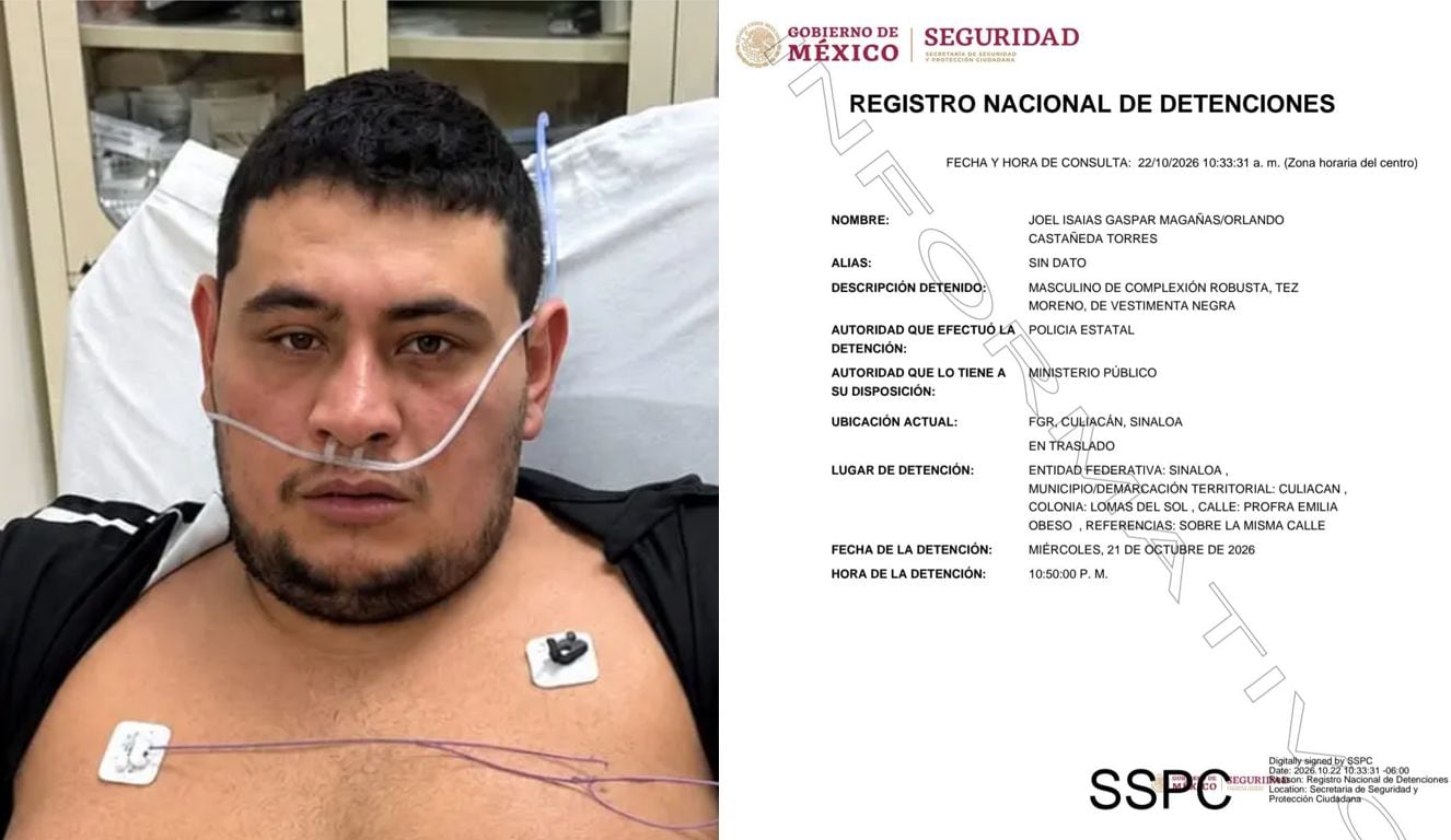 Joel Isaías Gaspar, “El Coco Ranas” de Los Chapitos, es detenido en Culiacán