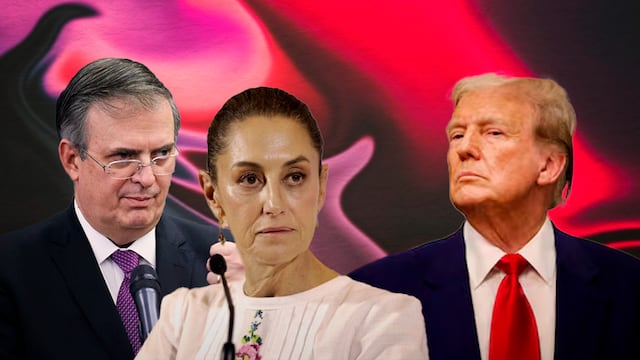mARCELO EBRARD, cLAUDIA Sheinbaum y Donald Trump