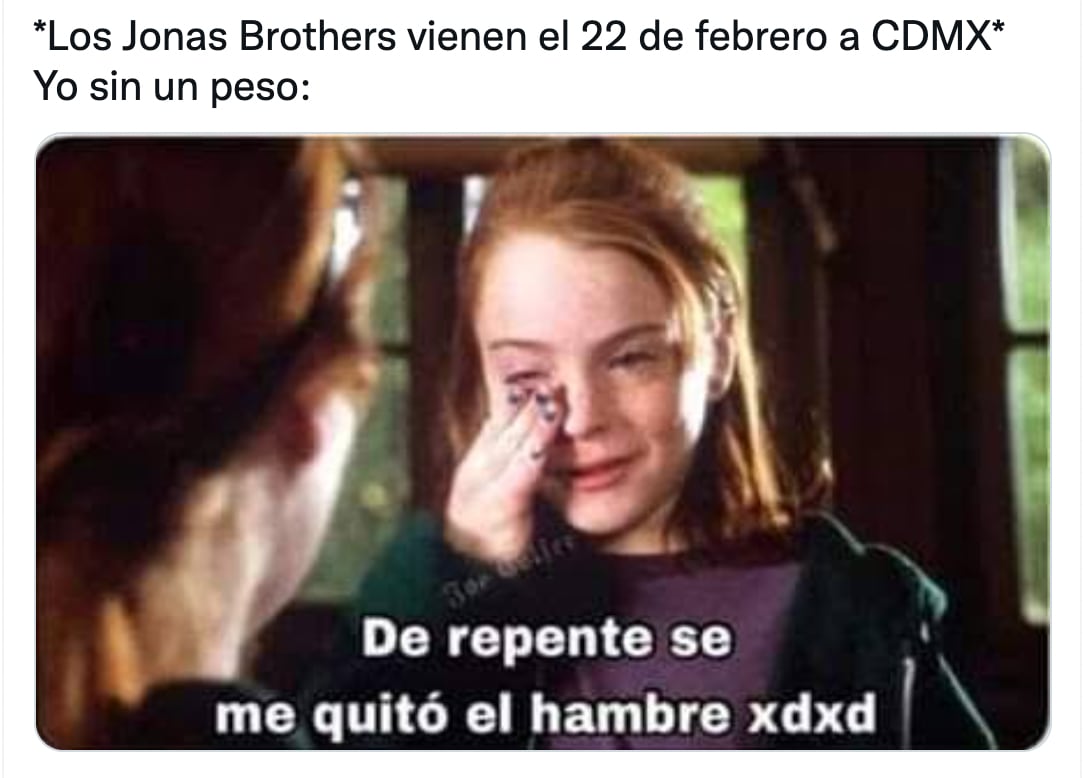 Meme por el regreso de Jonas Brothers