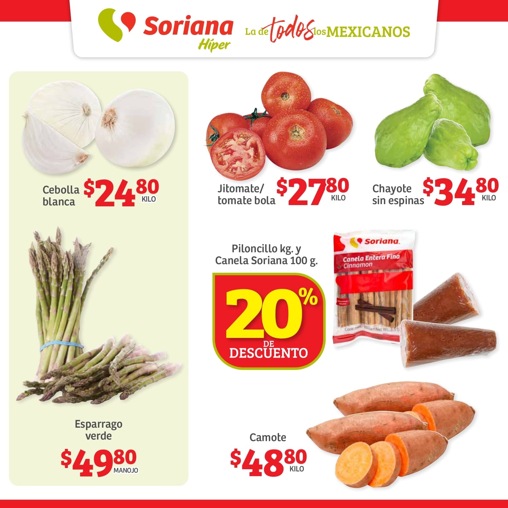 Soriana Verduras