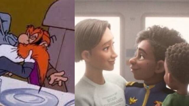 Comparación entre Bugs Bunny y Lightyear