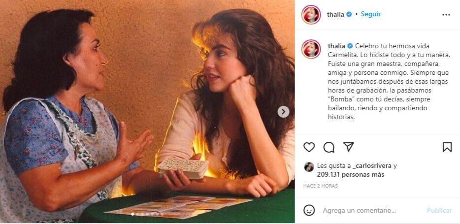 Thalía y Carmen Salinas