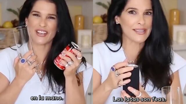 Martha Debayle presenta sus "calcetines" para refresco