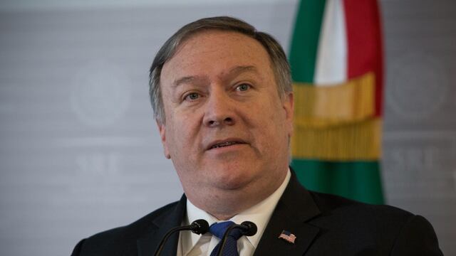Mike Pompeo, exsecretario de Estado de Estados Unidos