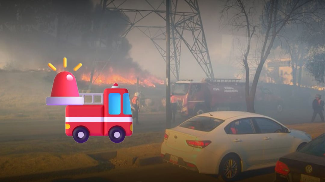 Incendio en Parque Cuitláhuac, Iztapalapa deja columna de humo en el oriente de CDMX