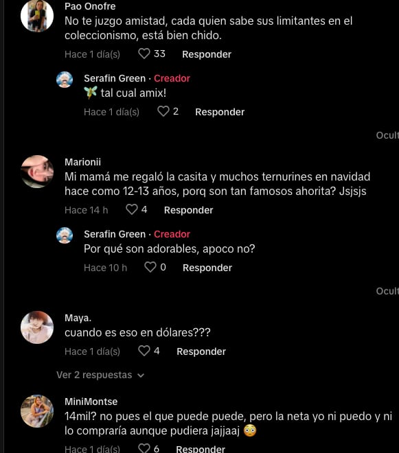 Comentarios sobre el usuario que gastó casi 15 mil pesos en un ternurín gigante