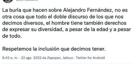 Dan la cara por Alejandro Fernández