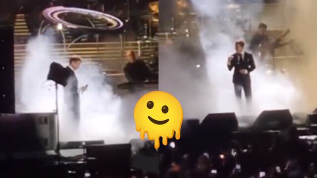 Luis Miguel termina ahumado en Monterrey y en buena onda pide que ya le corten.