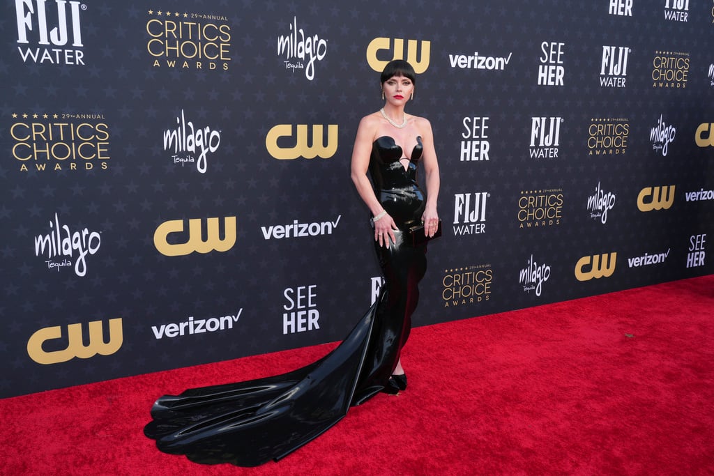 Christina Ricci llega a los Critics Choice Awards 2024.