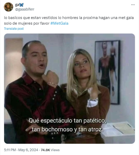 Memes de la Met Gala 2024