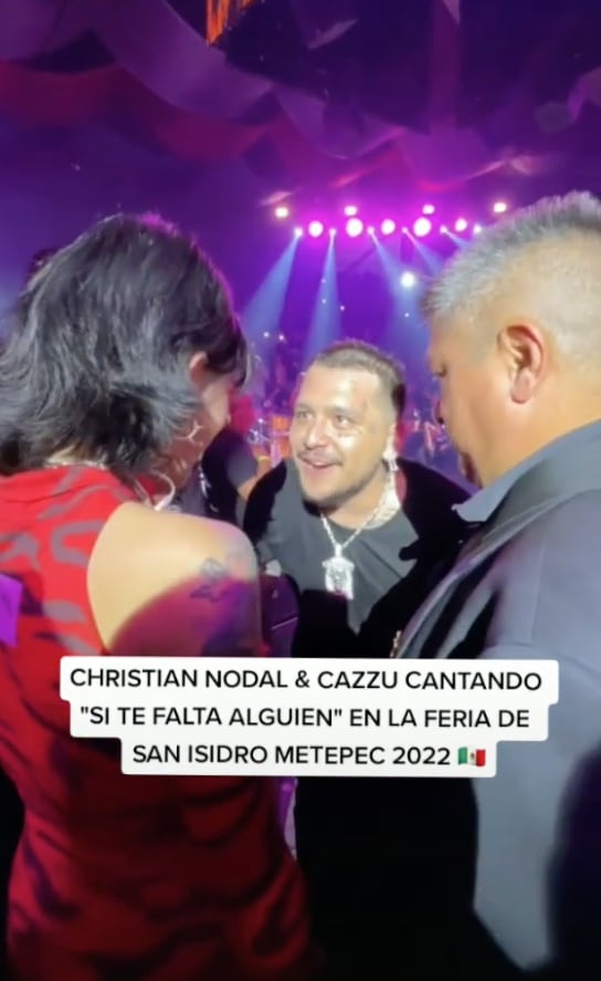Cazzu y Christian Nodal.