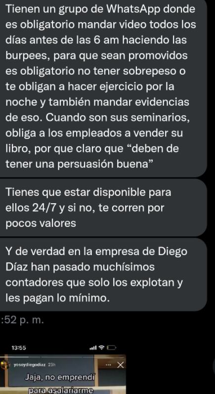 Pide hacer burpees para vacante de contador