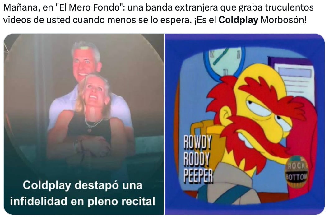 Memes de la infidelidad de Andy Byron y Kristin Cabot de Astronomer en el concierto de Coldplay