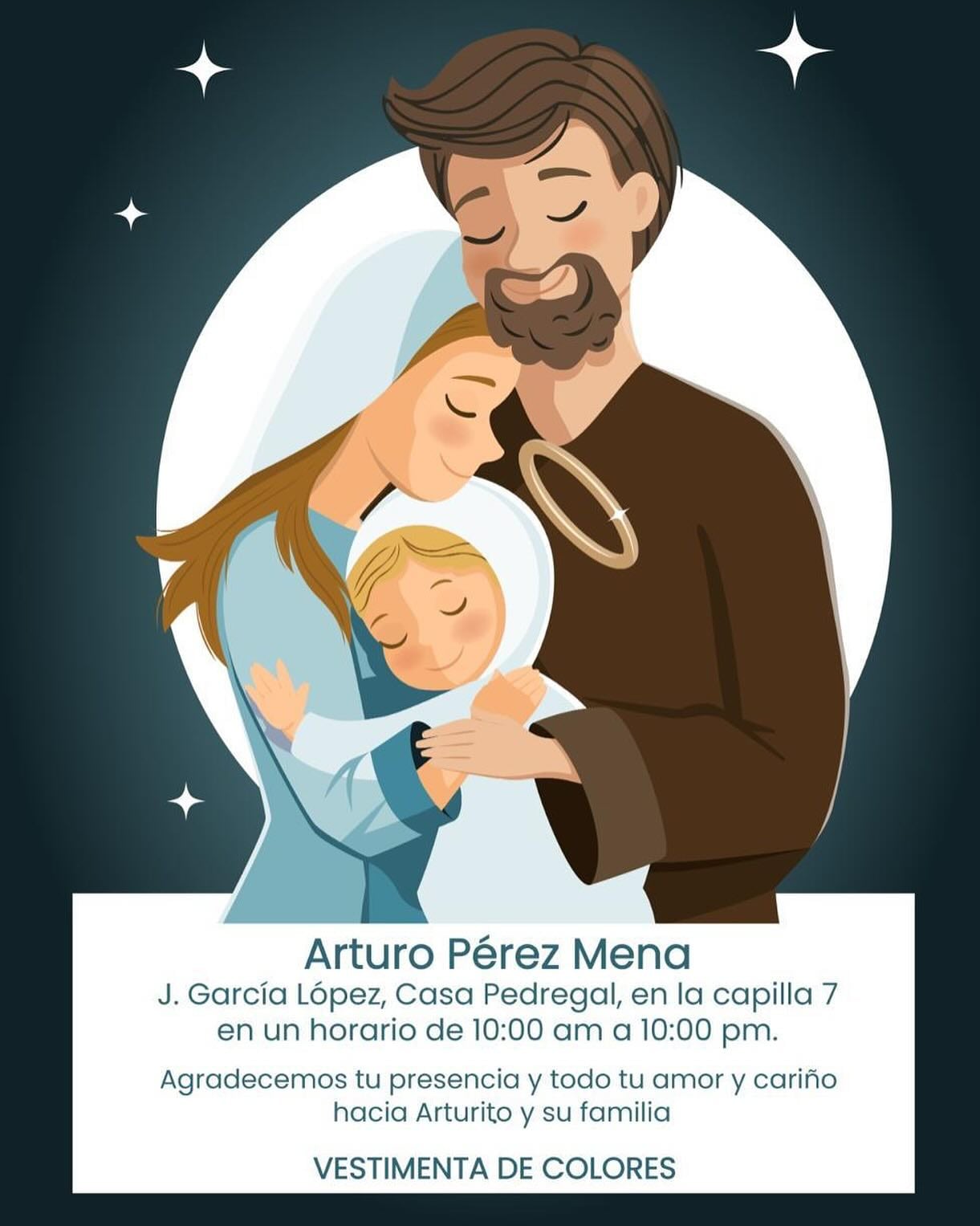Información sobre el funeral de Arturo, el sobrino de Majo Aguilar.