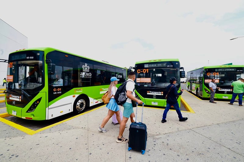 Aeropuerto de Guadalajara: Patio para Vehículos de Plataformas supera 87 mil viajes en dos meses.