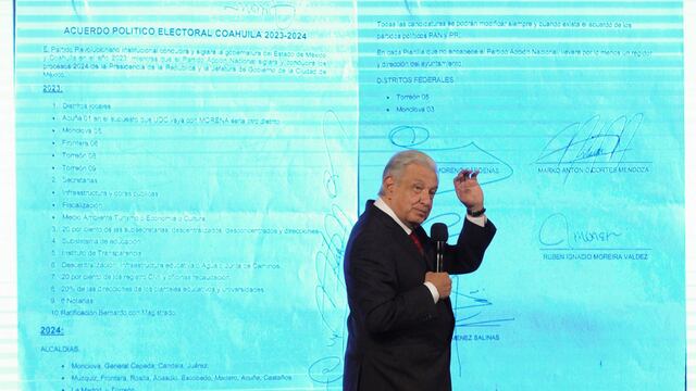 AMLO se burla del acuerdo entre el PRI y el PAN en Coahuila