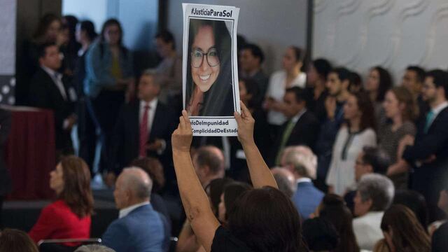 Protesta en Segob por #JusticiaParaSol.