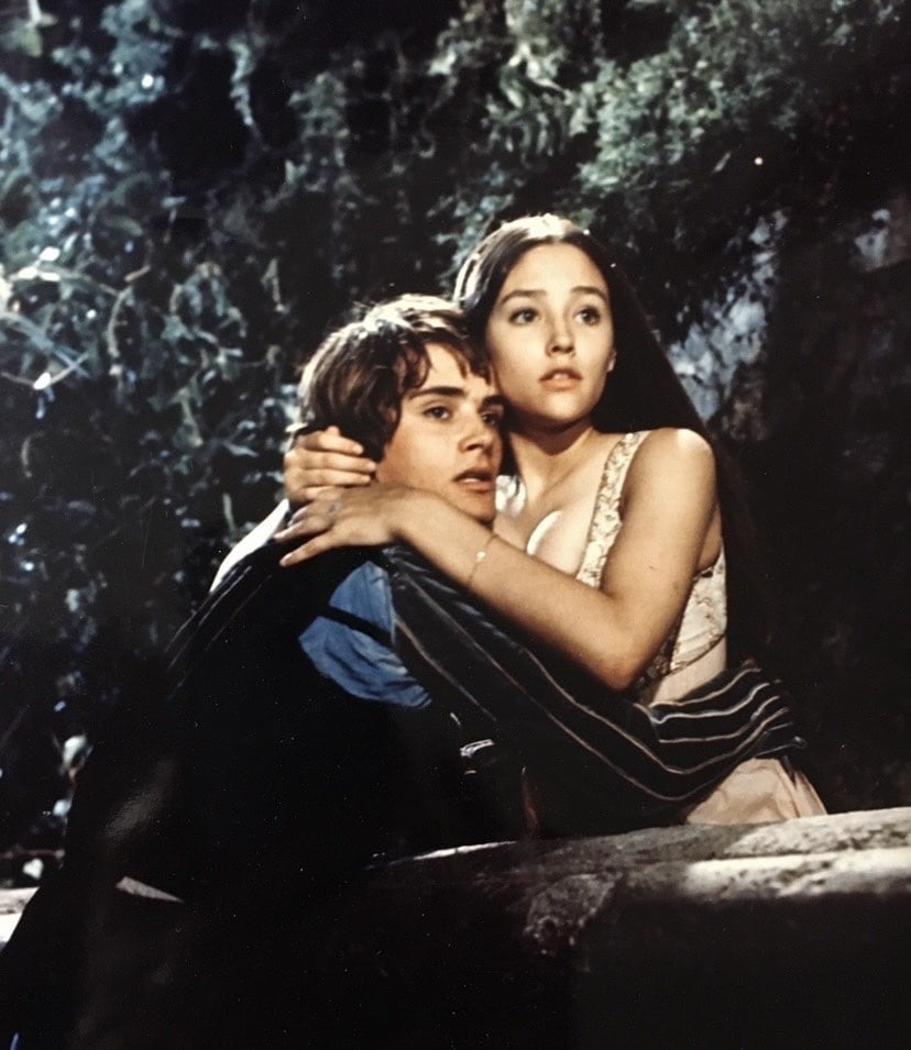 Olivia Hussey y Leonard Whiting en la película 'Romeo y Julieta'