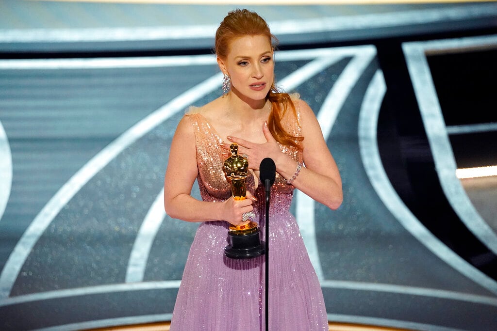 Jessica Chastain, actriz. Oscar 2022